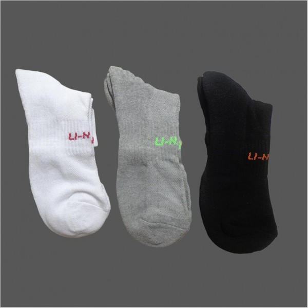 Li-Ning AWLG113 Ankle Socks, Pack of 3